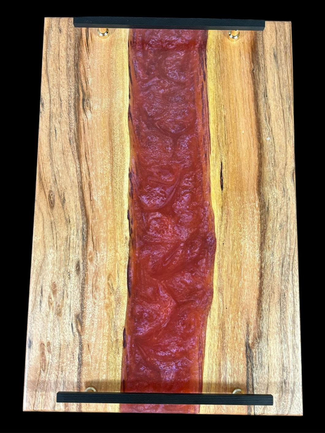 Curupay/ Liquid Fire Epoxy Charcuterie