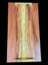 Load image into Gallery viewer, Eucalyptus/ Venetian Gold Epoxy Charcuterie
