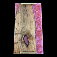 Load image into Gallery viewer, English Walnut / Liquid Fire Epoxy Charcuterie
