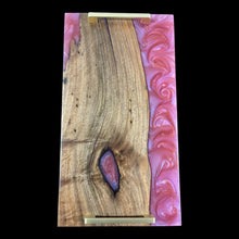 Load image into Gallery viewer, English Walnut / Liquid Fire Epoxy Charcuterie
