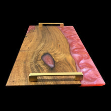 Load image into Gallery viewer, English Walnut / Liquid Fire Epoxy Charcuterie
