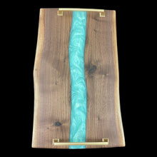 Load image into Gallery viewer, Blissful Teal Walnut Charcuterie
