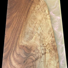 Load image into Gallery viewer, Walnut / Translucent Pink Epoxy Charcuterie
