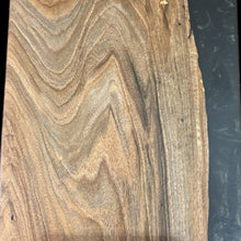 Load image into Gallery viewer, English Walnut / Black &amp; Gold Epoxy Charcuterie
