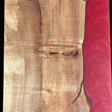 Load image into Gallery viewer, Silver Maple / Baku Red Epoxy Charcuterie
