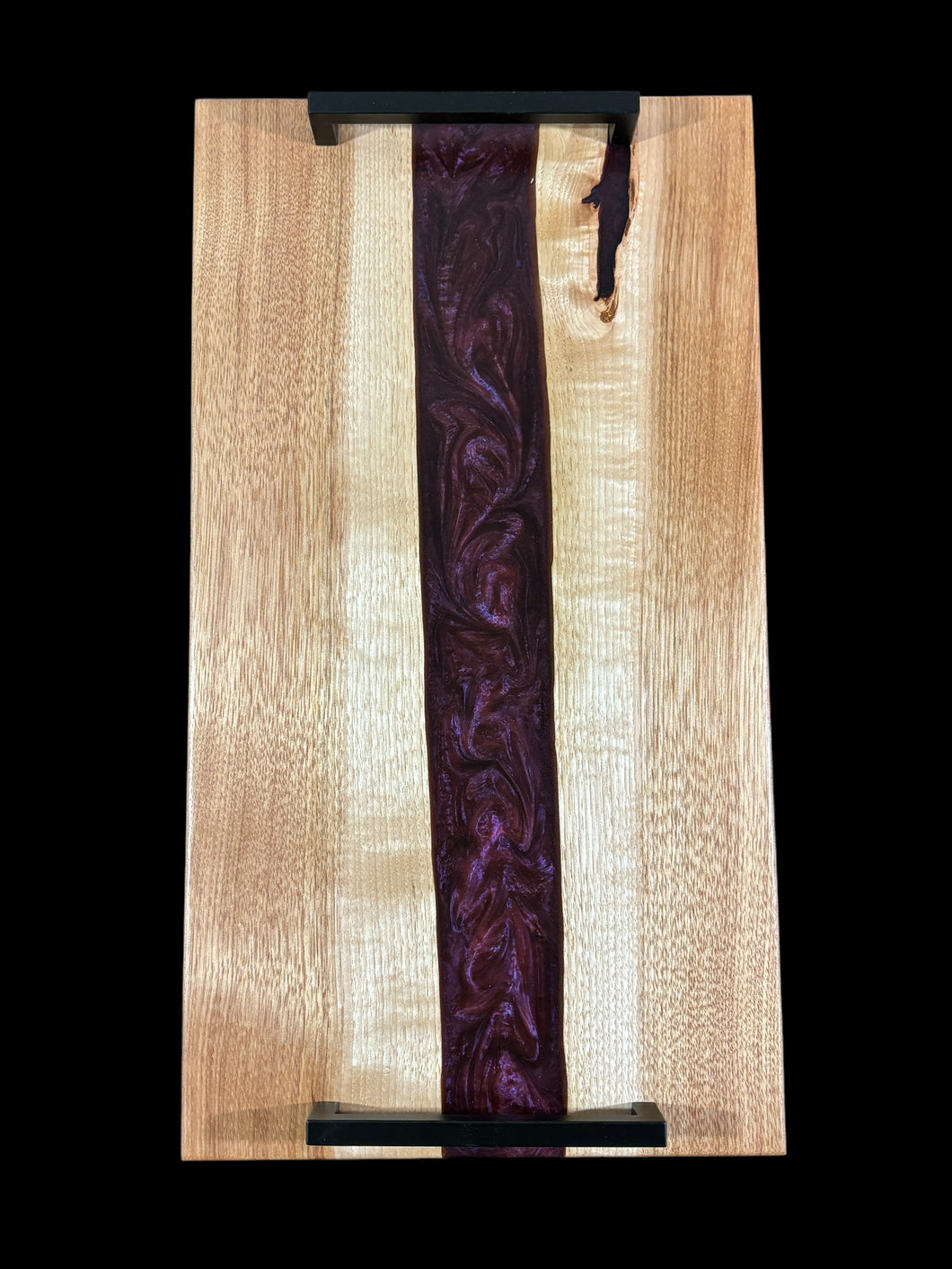 Hickory / Dark Dragons Breathe Epoxy Charcuterie