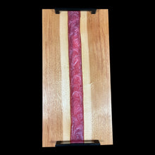 Load image into Gallery viewer, Hickory / Liquid Fire Epoxy Charcuterie
