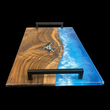 Load image into Gallery viewer, Walnut / Ocean Charcuterie
