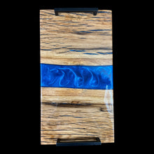 Load image into Gallery viewer, Oak/ Pacific Blue Charcuterie
