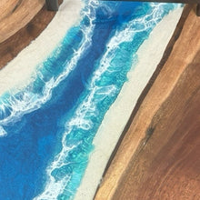 Load image into Gallery viewer, Walnut / Beachfront Ocean Charcuterie
