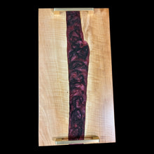 Load image into Gallery viewer, Flowering Plum / Black Dragons Breath Epoxy Charcuterie
