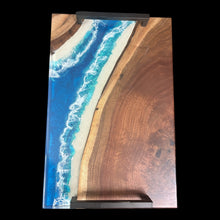 Load image into Gallery viewer, Walnut / Beachfront Ocean Charcuterie
