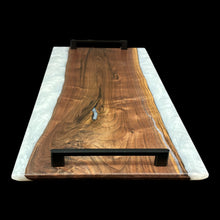 Load image into Gallery viewer, Walnut / White Epoxy Charcuterie
