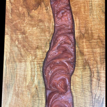 Load image into Gallery viewer, Silver Maple / Liquid Fire Epoxy Charcuterie
