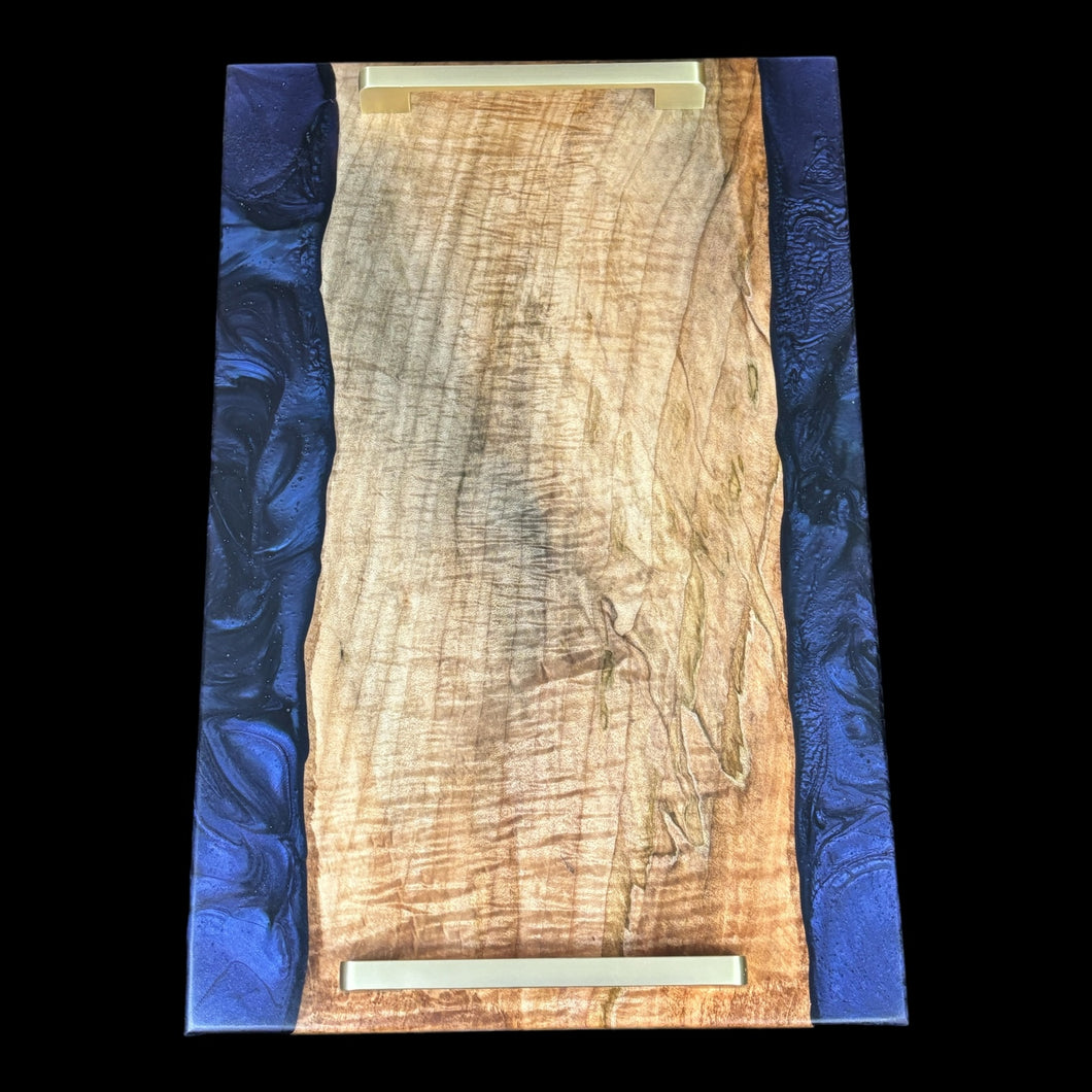 Silver Maple/ Purple Epoxy Charcuterie