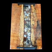 Load image into Gallery viewer, Silver Maple/ Rock Epoxy Charcuterie
