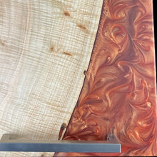 Load image into Gallery viewer, Maple / Swirled Copper Epoxy Charcuterie
