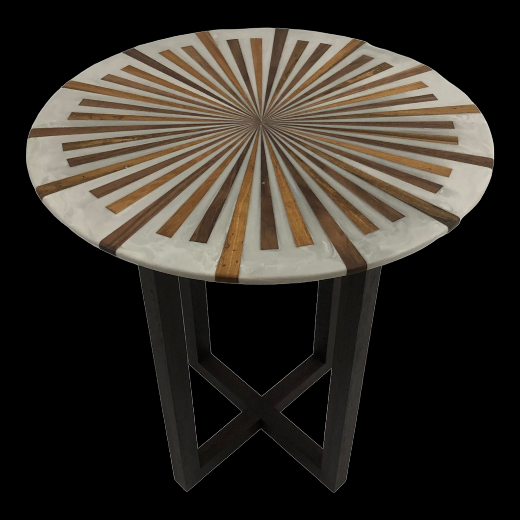 Gray Wenge End Table