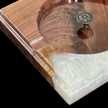 Load image into Gallery viewer, Ivory Walnut Cigar Tray
