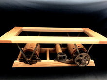 Load image into Gallery viewer, Reclaimed Oak Pulley Coffee Table
