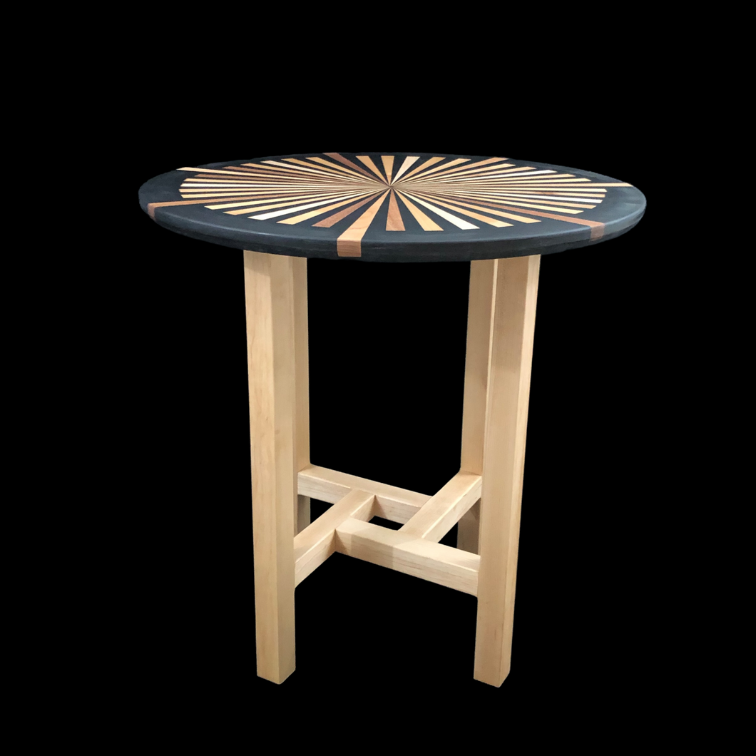 Black Maple End Table